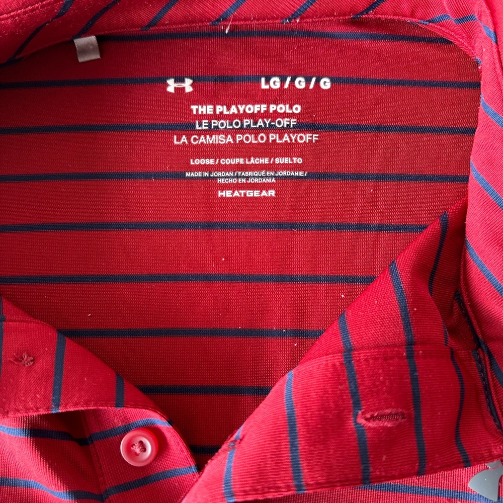 Red Under Armour Polo ❤️